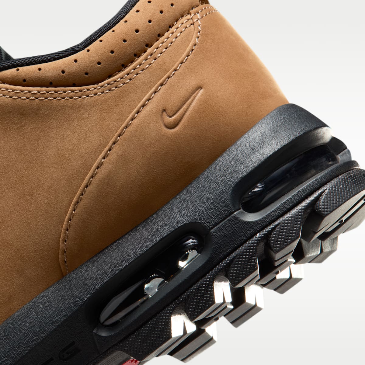 Nike Air Max Goadome Low SP Men's Boots - Taupe/Black/University Red - Image 8