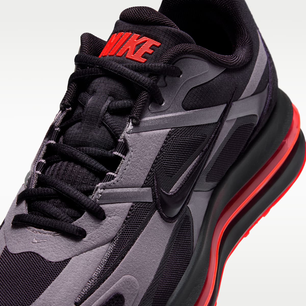 Nike Air Max Metro Men's Shoes - Black/Metallic Dark Grey/Bright Crimson/Black - Image 7