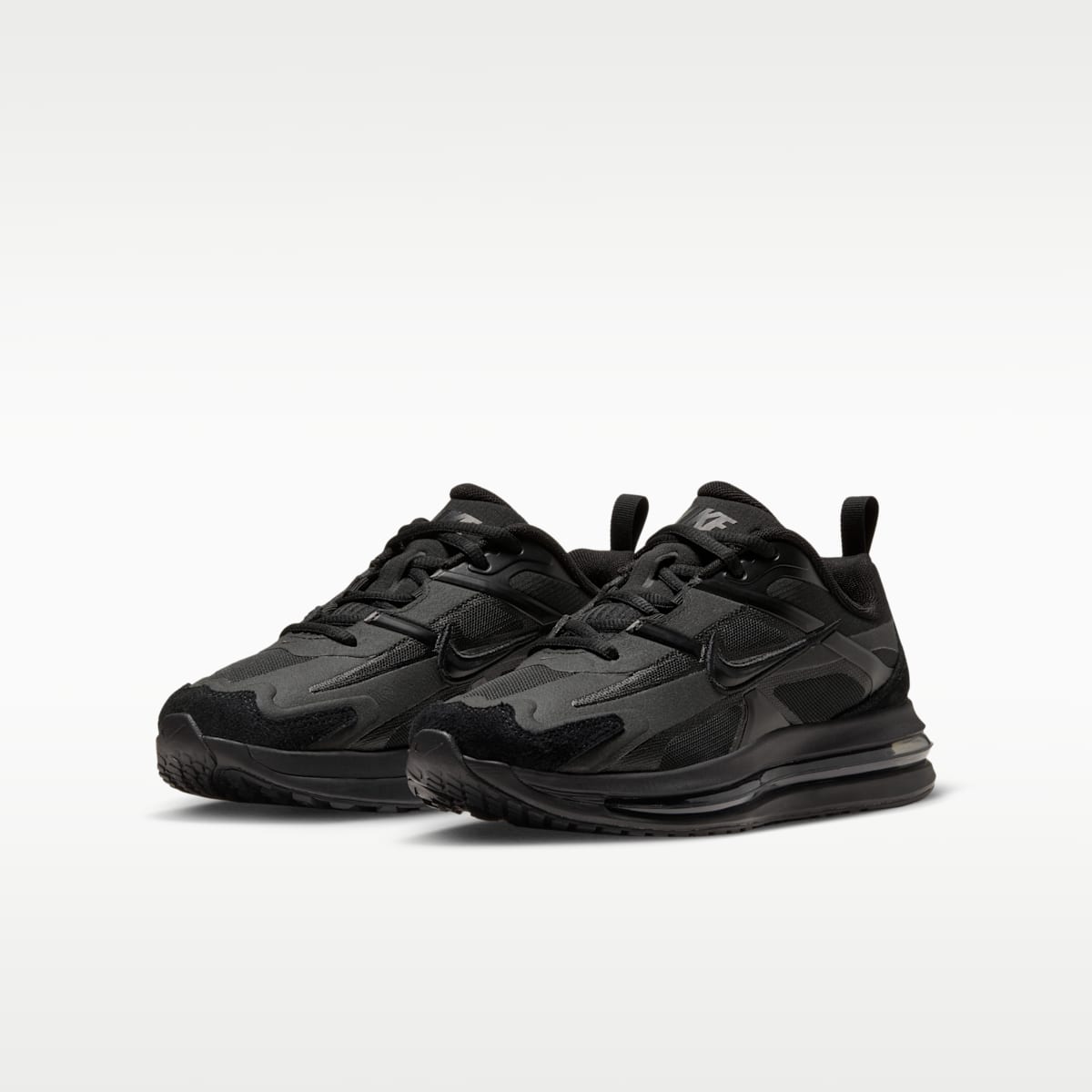 Nike Air Max Metro Big Kids' Shoes - Black/Dark Grey/Dark Grey/Black - Image 5