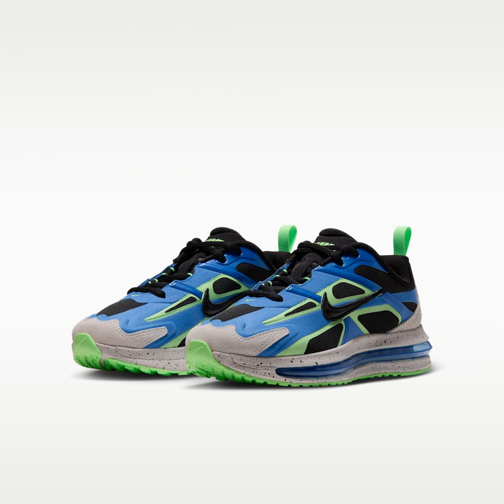 Nike Air Max Metro Big Kids' Shoes - Black/Light Photo Blue/Illusion Green/Black - Image 5