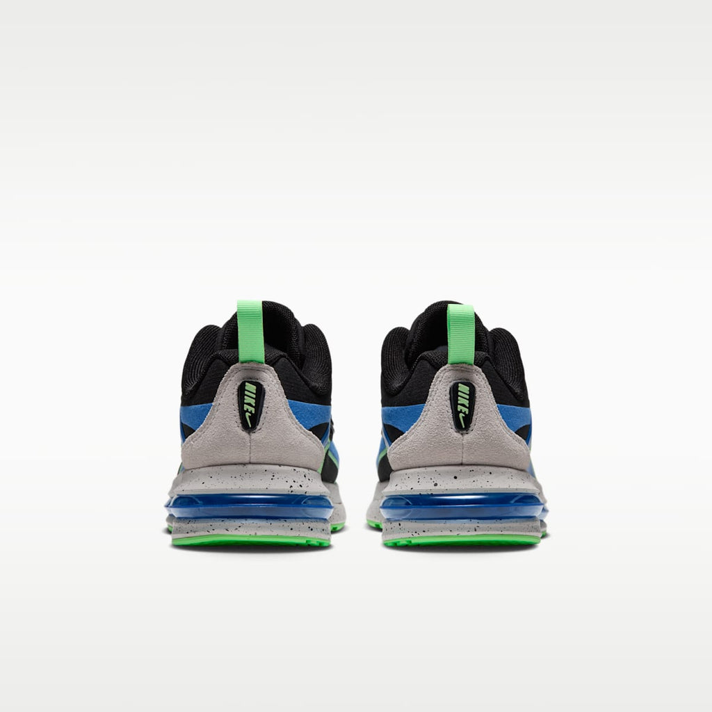 Nike Air Max Metro Big Kids' Shoes - Black/Light Photo Blue/Illusion Green/Black - Image 6