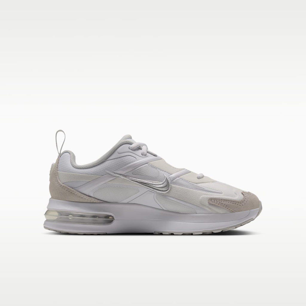 Nike Air Max Metro Big Kids' Shoes - White/Photon Dust/Illusion Green/Metallic Silver - Image 3