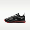 Nike Air Max Metro Big Kids' Shoes - Black/Metallic Dark Grey/Bright Crimson/Black - Image 1