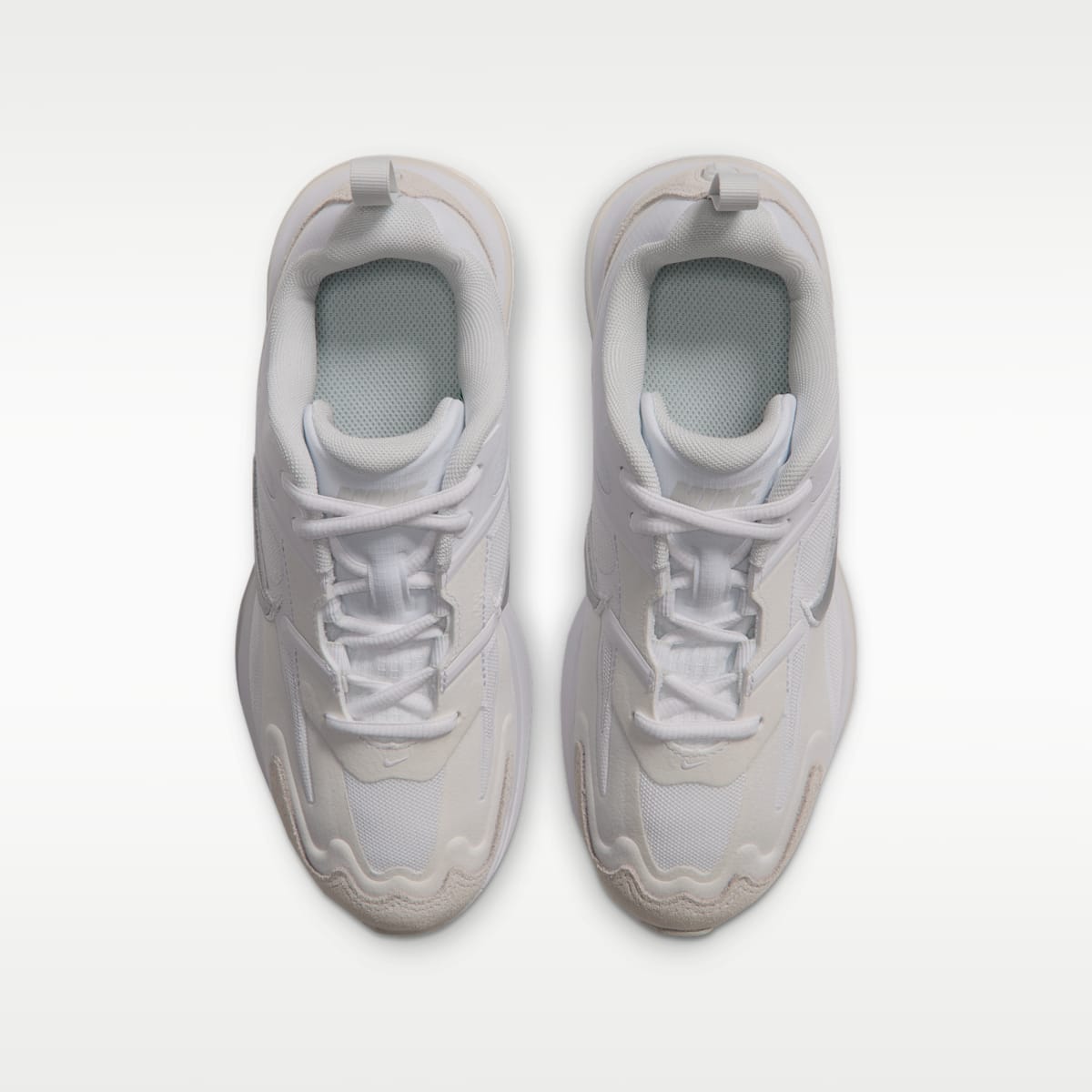 Nike Air Max Metro Big Kids' Shoes - White/Photon Dust/Illusion Green/Metallic Silver - Image 4