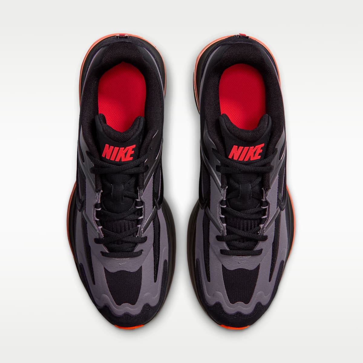 Nike Air Max Metro Men's Shoes - Black/Metallic Dark Grey/Bright Crimson/Black - Image 4
