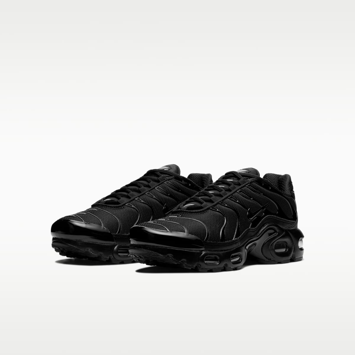 Nike Air Max Plus Big Kids' Shoes - Black/Black/Black