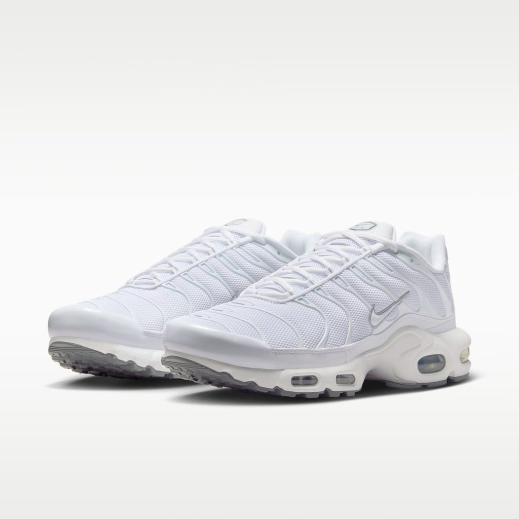 Nike Air Max Plus Men's Shoes - White/Black/Cool Grey/White - Image 5