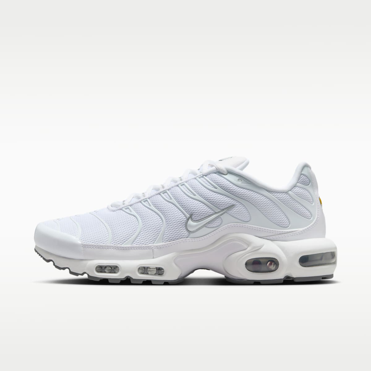 Nike Air Max Plus Men's Shoes - White/Black/Cool Grey/White - Image 1