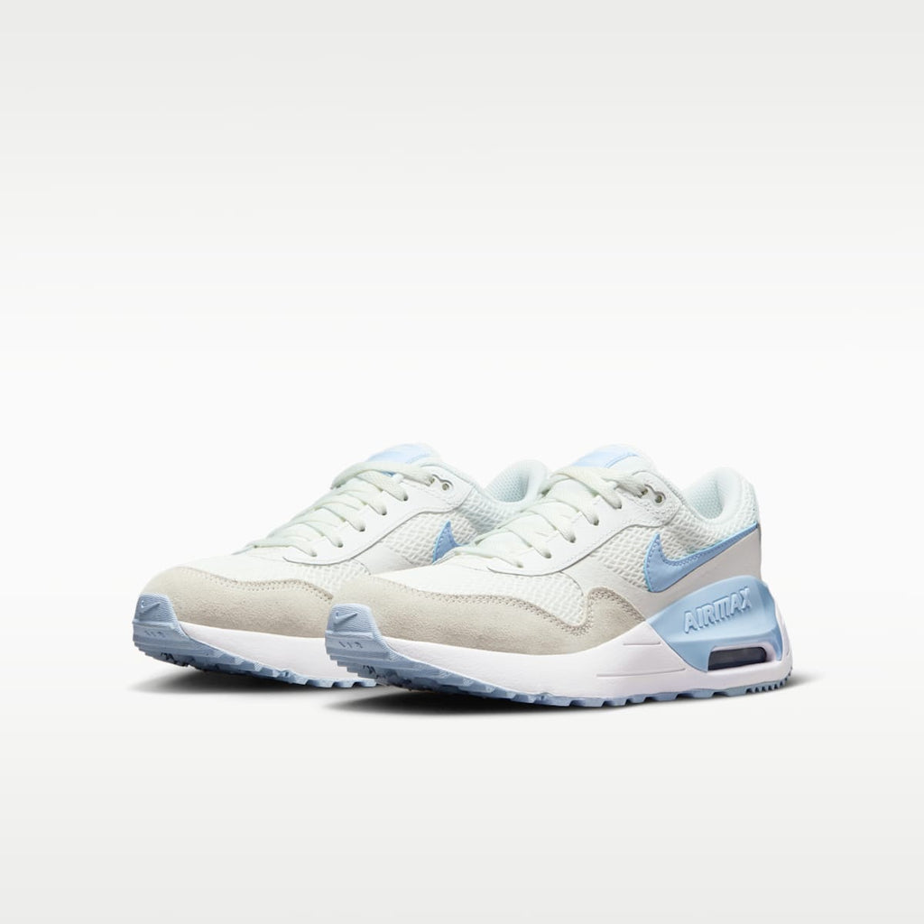 Nike Air Max SYSTM Big Kids' Shoes - Summit White/White/Pure Platinum/Cobalt Bliss