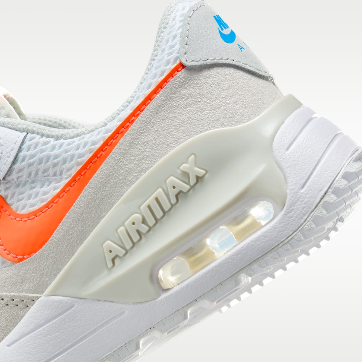 Nike Air Max SYSTM Big Kids' Shoes - White/Phantom/Photon Dust/Total Orange