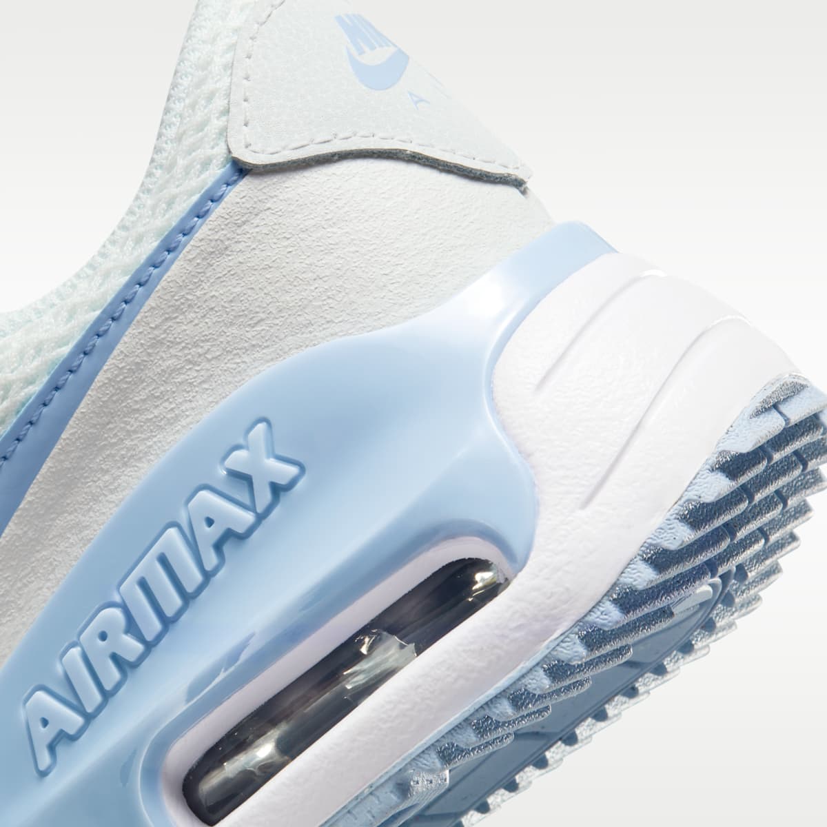 Nike Air Max SYSTM Big Kids' Shoes - Summit White/White/Pure Platinum/Cobalt Bliss