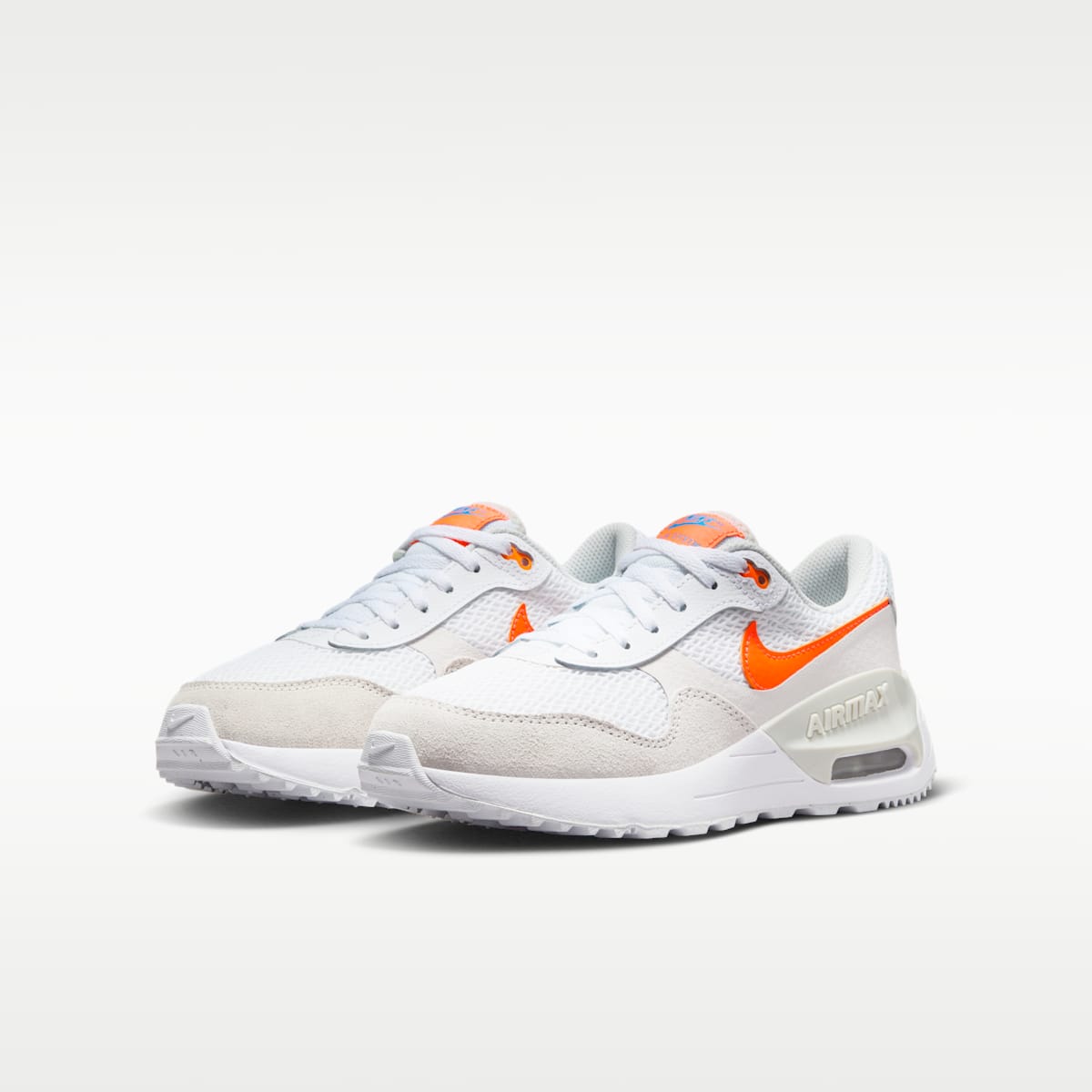 Nike Air Max SYSTM Big Kids' Shoes - White/Phantom/Photon Dust/Total Orange