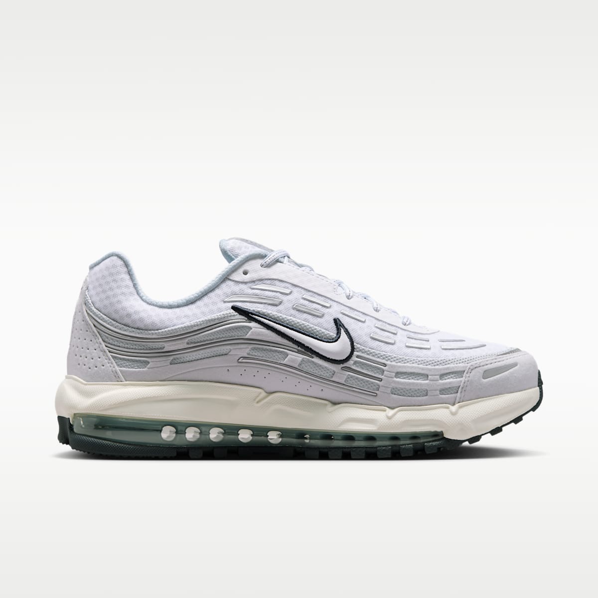 Nike Air Max TL 2.5 Men's Shoes - White/Pure Platinum/Metallic Silver/Dark Obsidian - Image 3