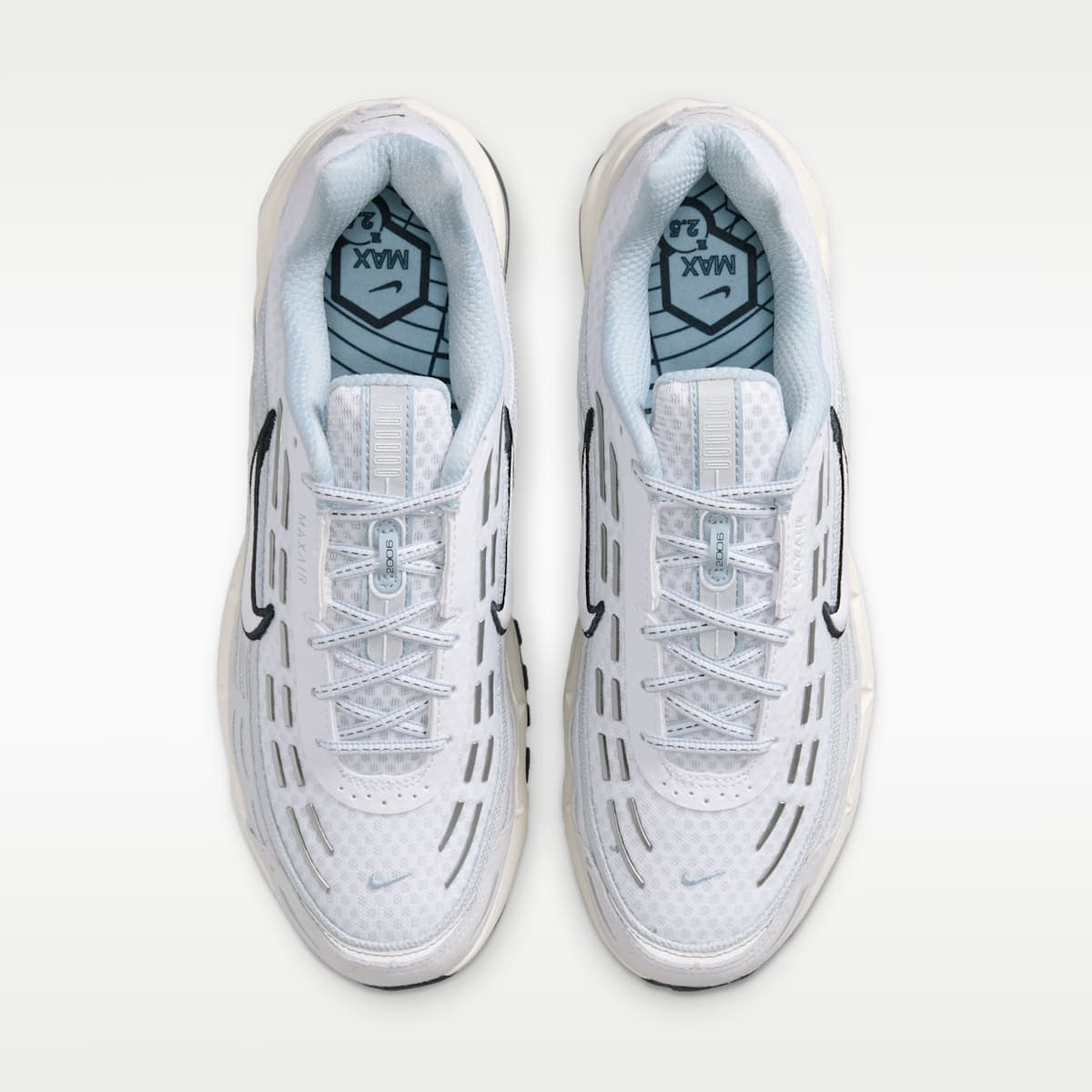 Nike Air Max TL 2.5 Men's Shoes - White/Pure Platinum/Metallic Silver/Dark Obsidian - Image 4