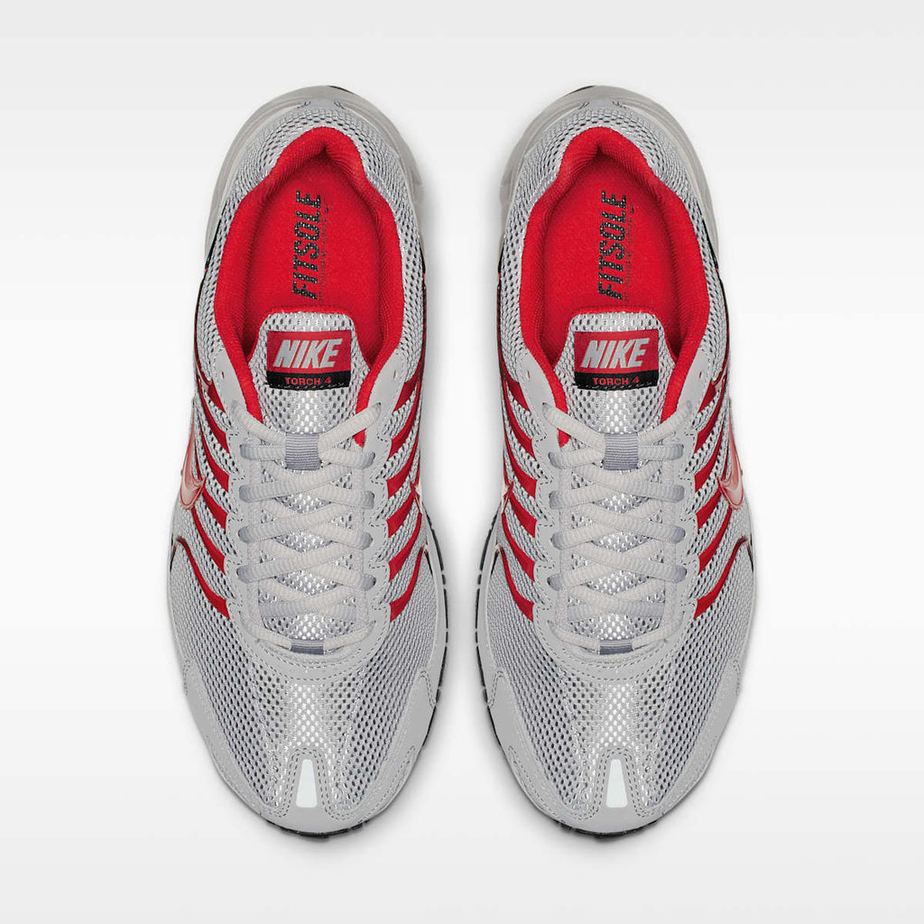 Nike Air Max Torch 4 Men's Shoes - Atmosphere Grey/Black/University Red - Image 4