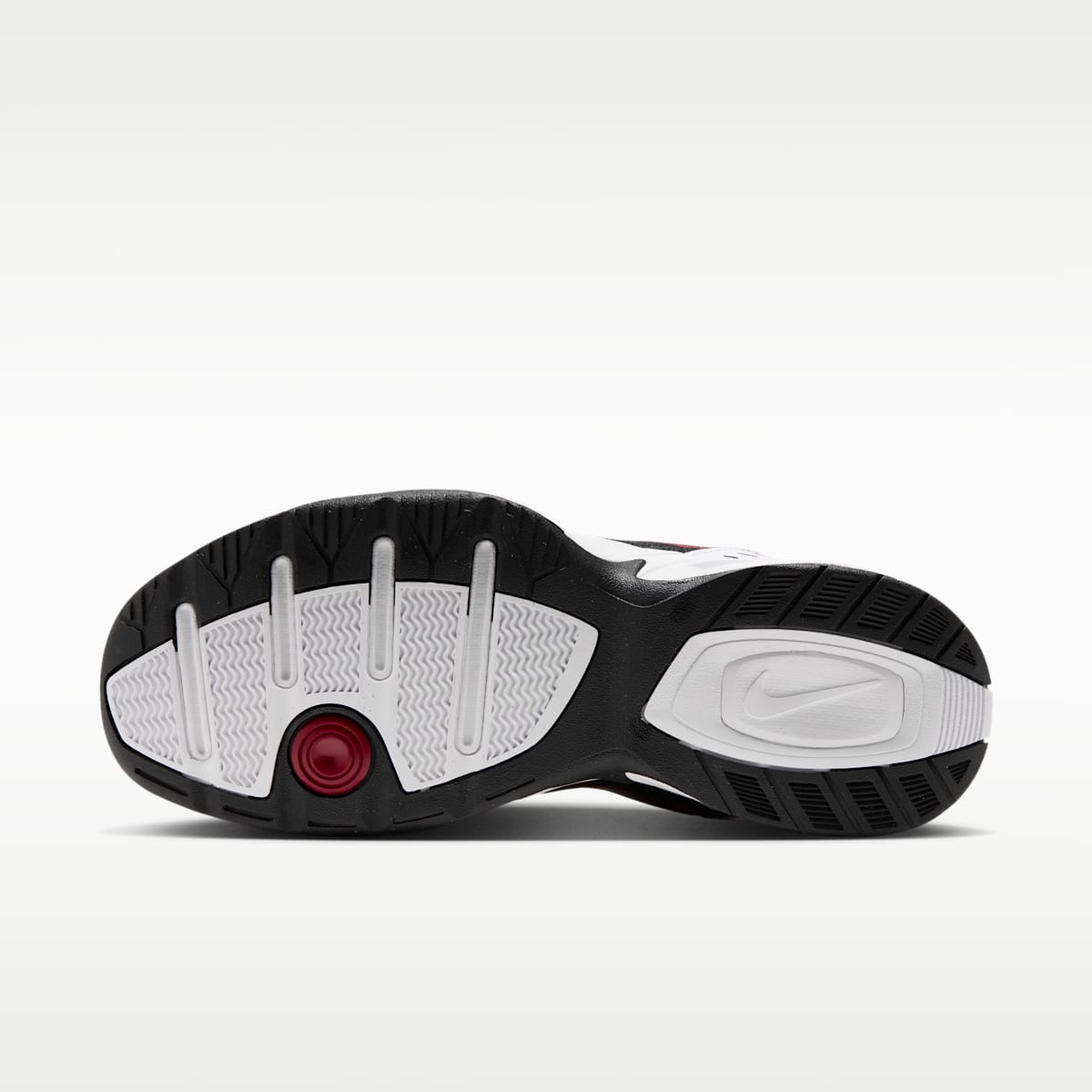 Nike Air Monarch IV Men's Workout Shoes - White/Black - Image 2