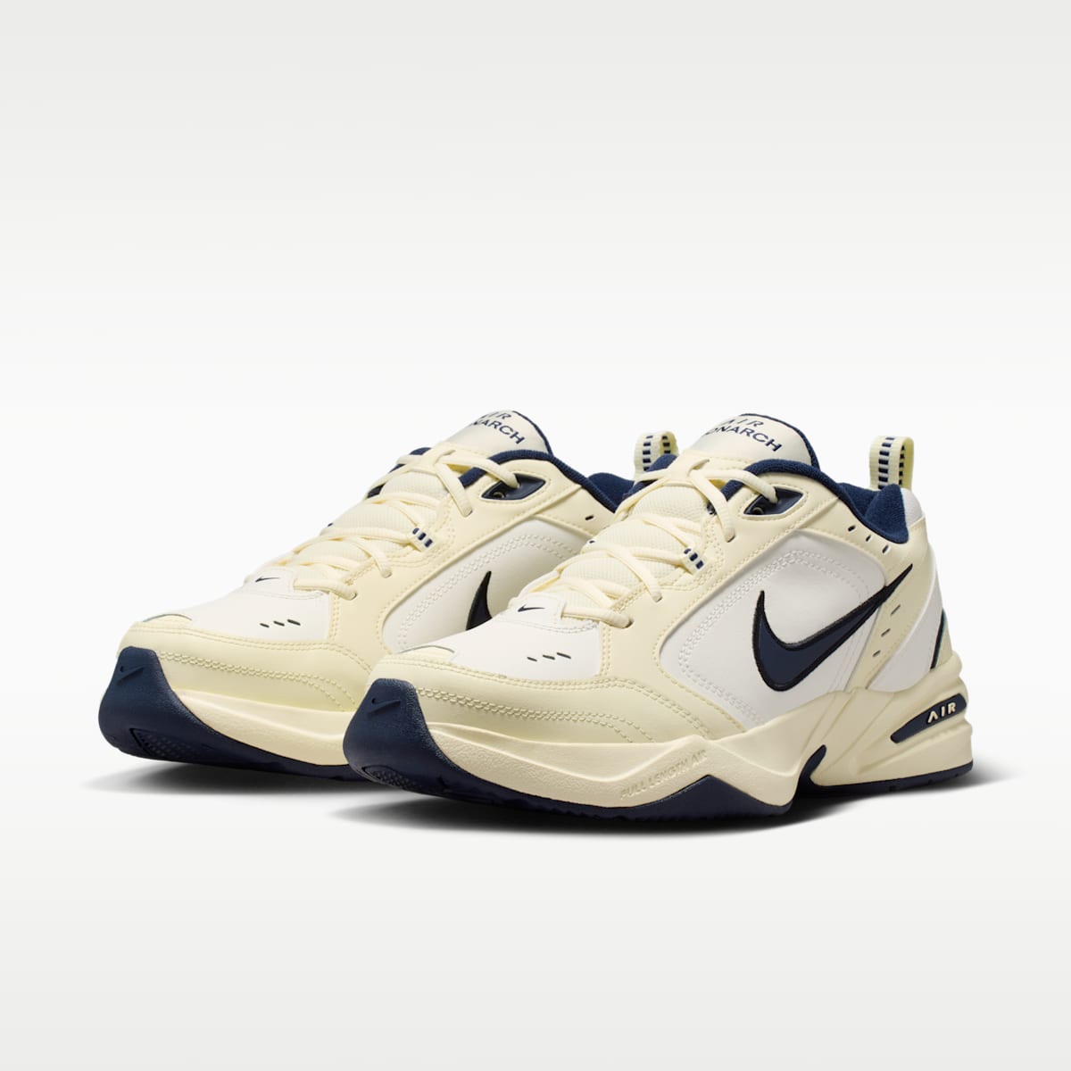 Nike Air Monarch IV Men's Workout Shoes - Coconut Milk/Sail/Black/Obsidian - Image 5