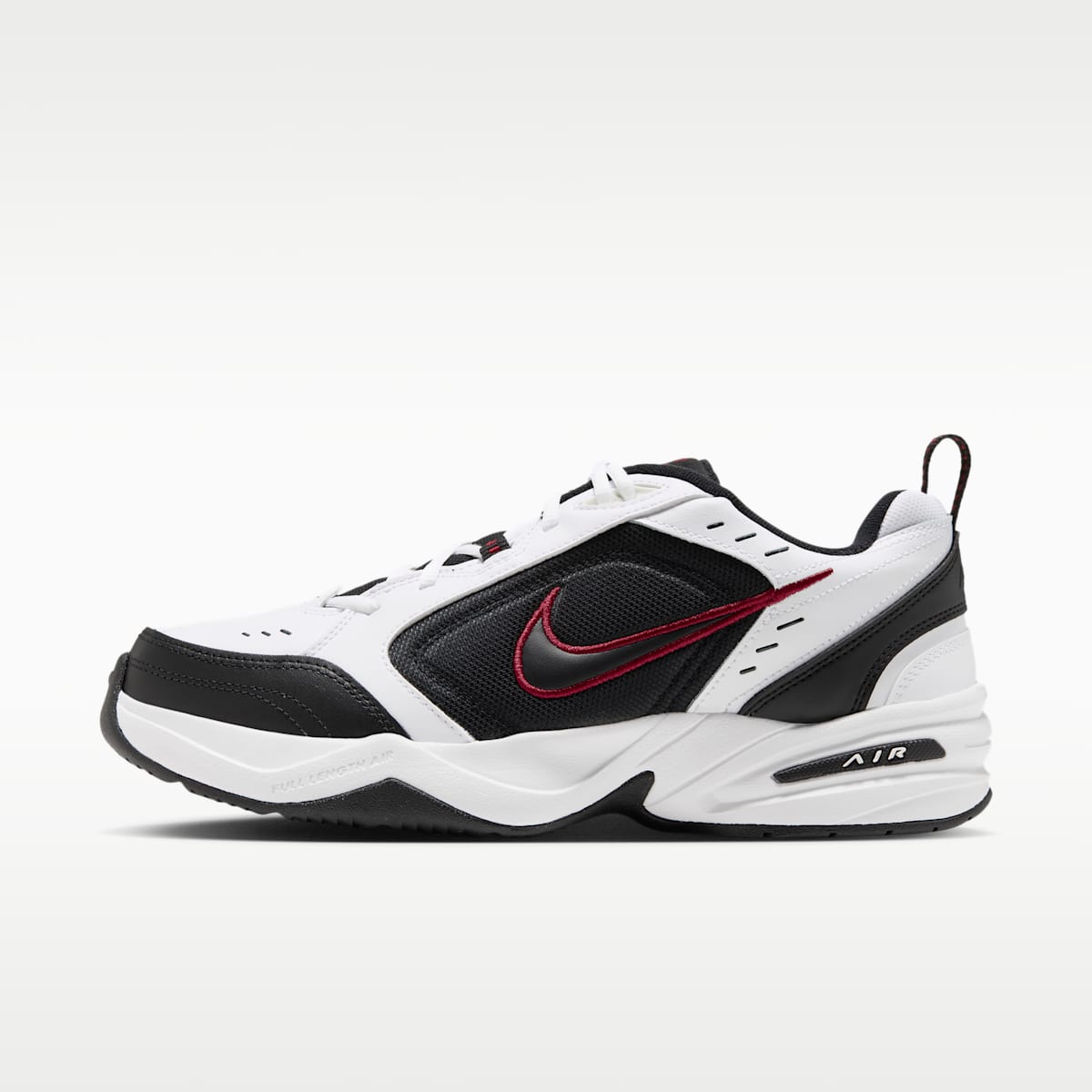 Nike Air Monarch IV Men's Workout Shoes - White/Black - Image 1
