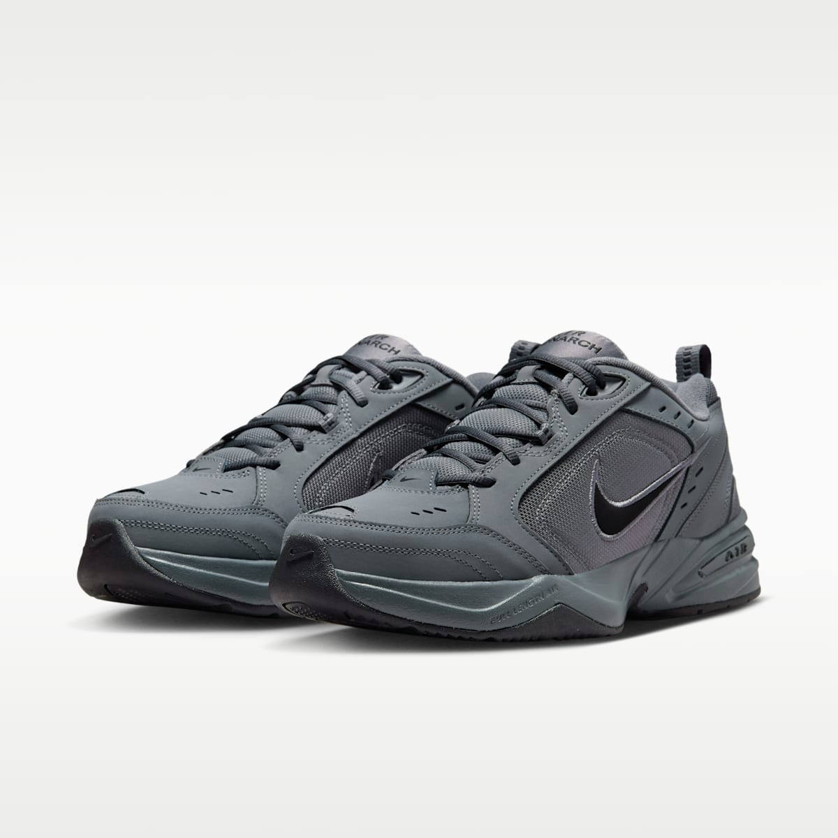 Nike Air Monarch IV Men's Workout Shoes - Dark Grey/Black - Image 5