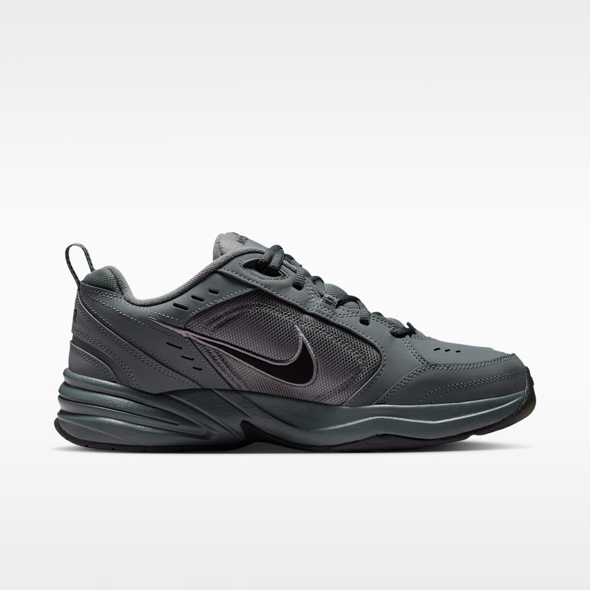Nike Air Monarch IV Men's Workout Shoes - Dark Grey/Black - Image 3