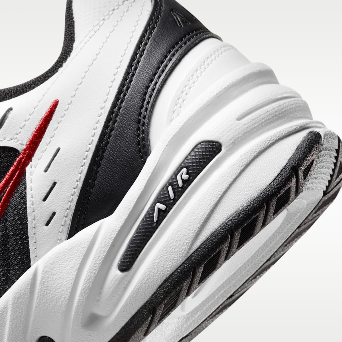 Nike Air Monarch IV Men's Workout Shoes (Extra Wide) - White/Black - Image 8