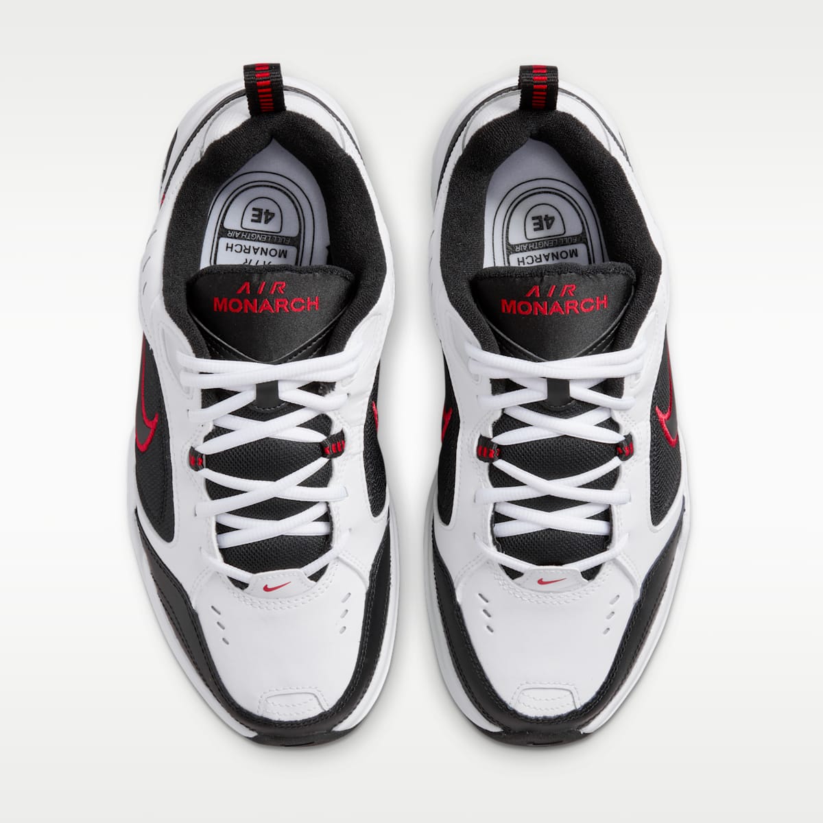 Nike Air Monarch IV Men's Workout Shoes (Extra Wide) - White/Black - Image 4