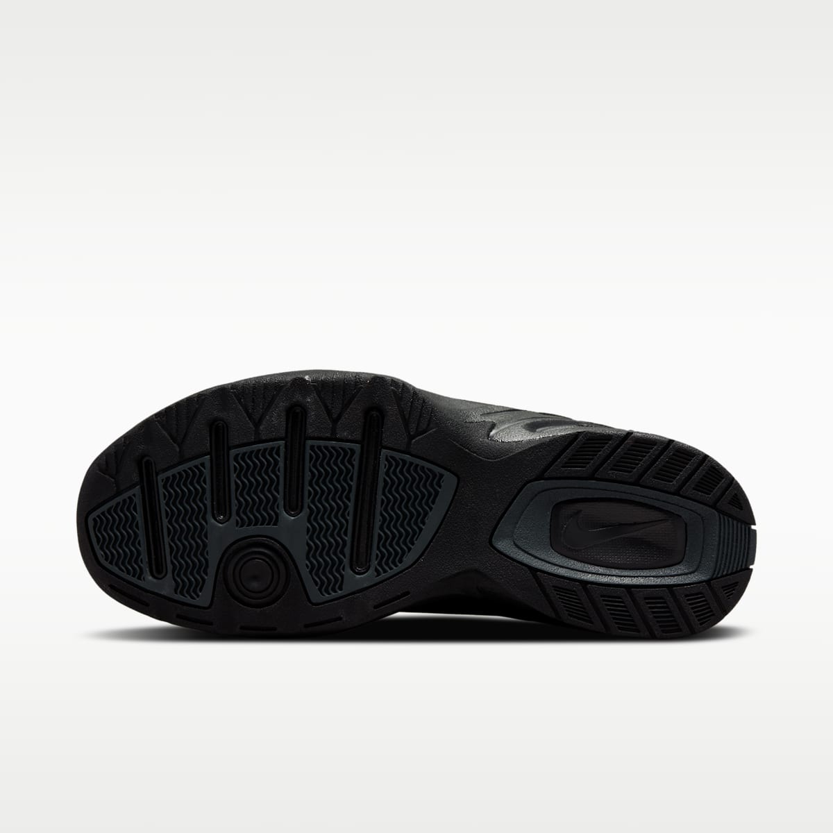 Nike Air Monarch IV Men's Workout Shoes (Extra Wide) - Black/Black - Image 2