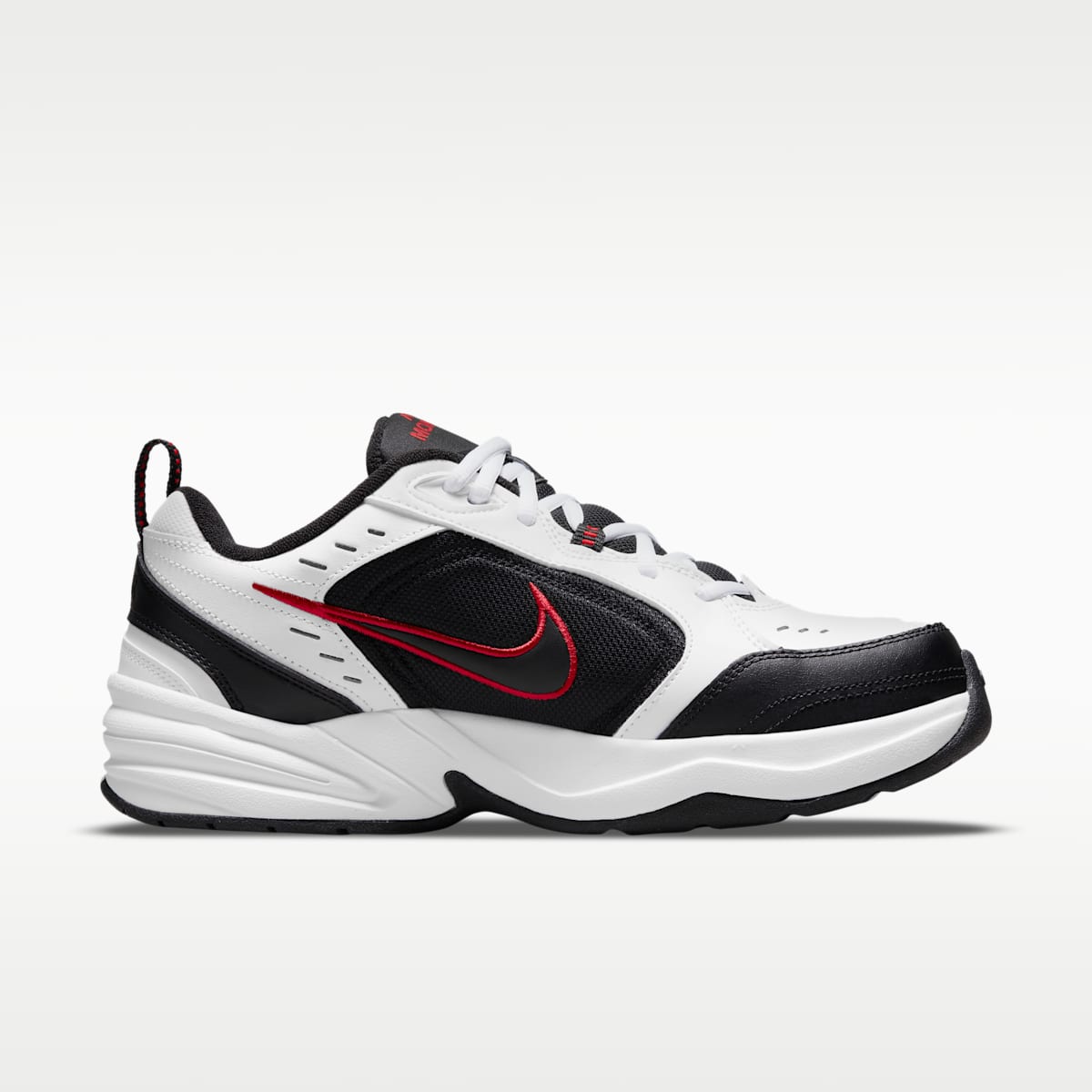 Nike Air Monarch IV Men's Workout Shoes (Extra Wide) - White/Black - Image 3
