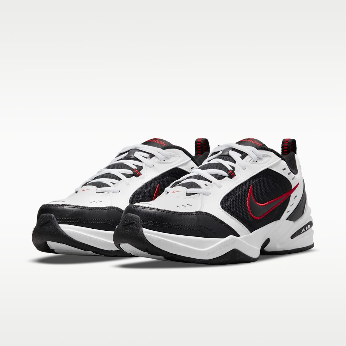 Nike Air Monarch IV Men's Workout Shoes (Extra Wide) - White/Black - Image 5