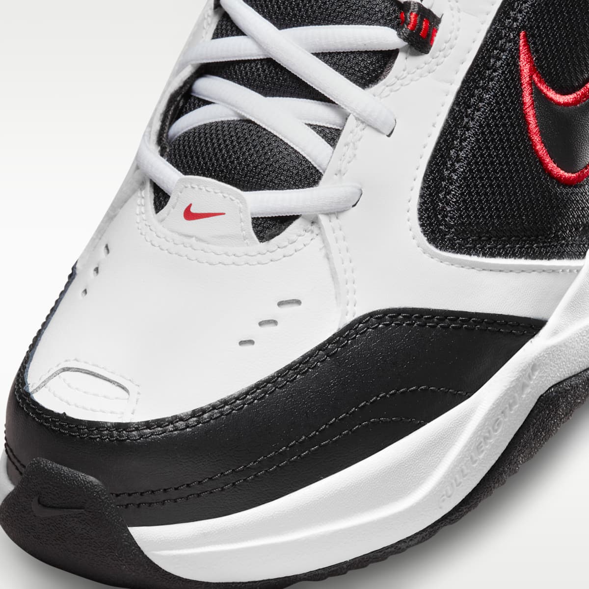Nike Air Monarch IV Men's Workout Shoes (Extra Wide) - White/Black - Image 7