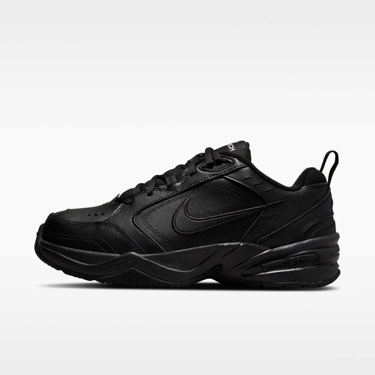 Nike Air Monarch IV Men's Workout Shoes (Extra Wide) - Black/Black - Image 1