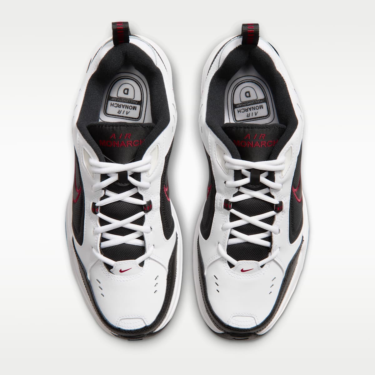 Nike Air Monarch IV Men's Workout Shoes - White/Black - Image 4