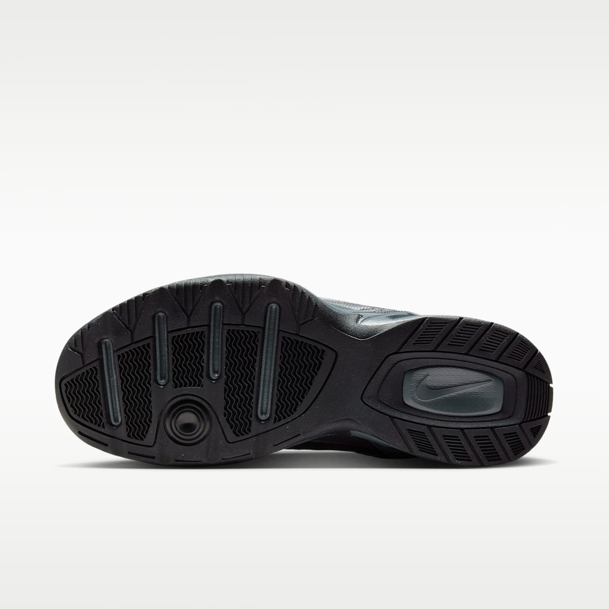 Nike Air Monarch IV Men's Workout Shoes - Dark Grey/Black - Image 2