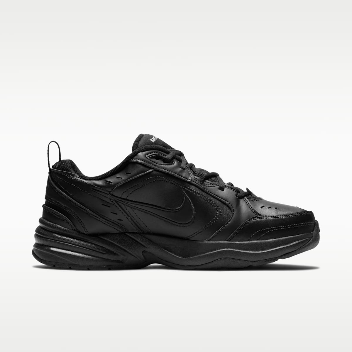 Nike Air Monarch IV Men's Workout Shoes - Black/Black - Image 3