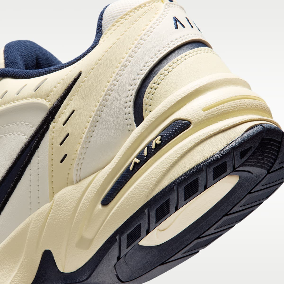 Nike Air Monarch IV Men's Workout Shoes - Coconut Milk/Sail/Black/Obsidian - Image 8
