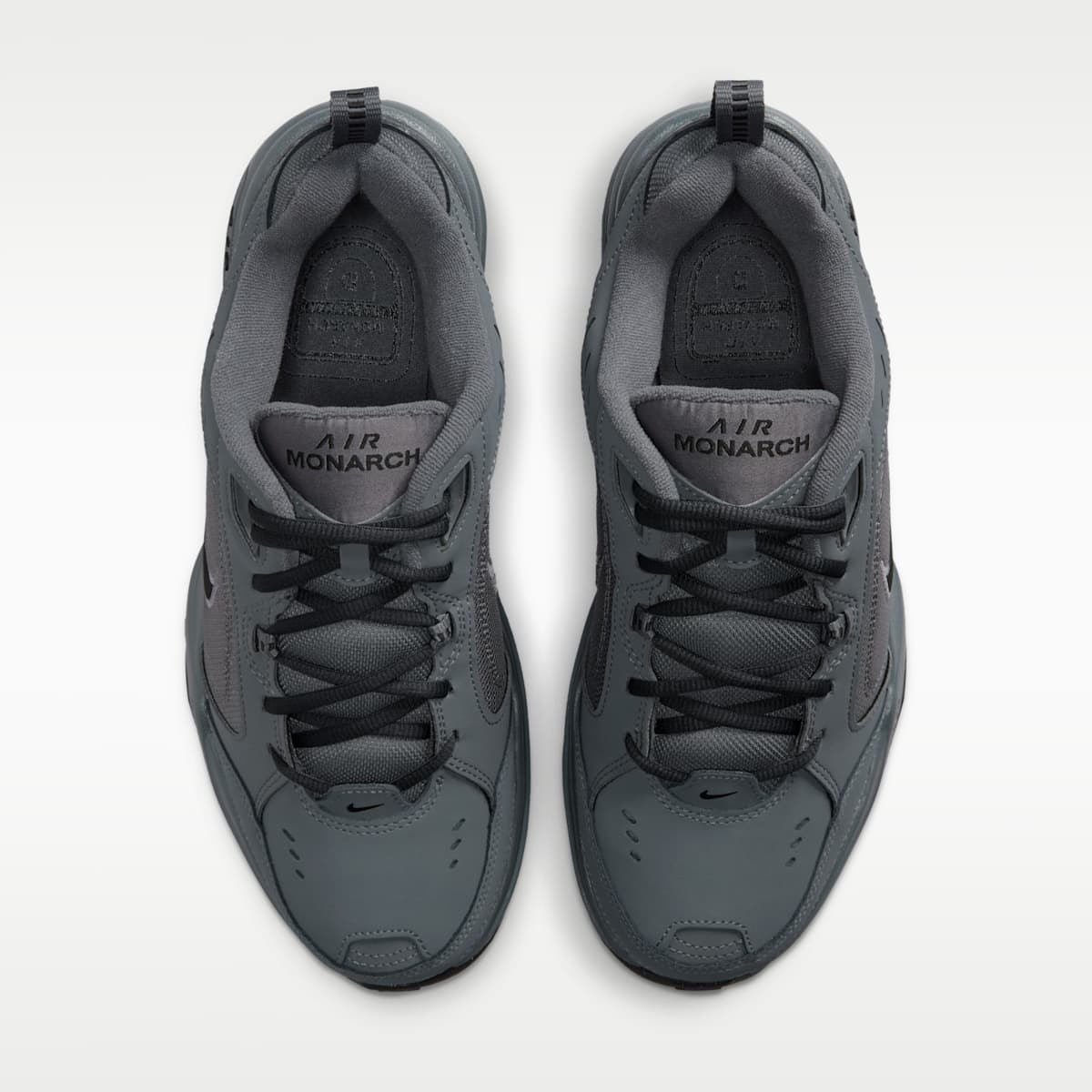 Nike Air Monarch IV Men's Workout Shoes - Dark Grey/Black - Image 4