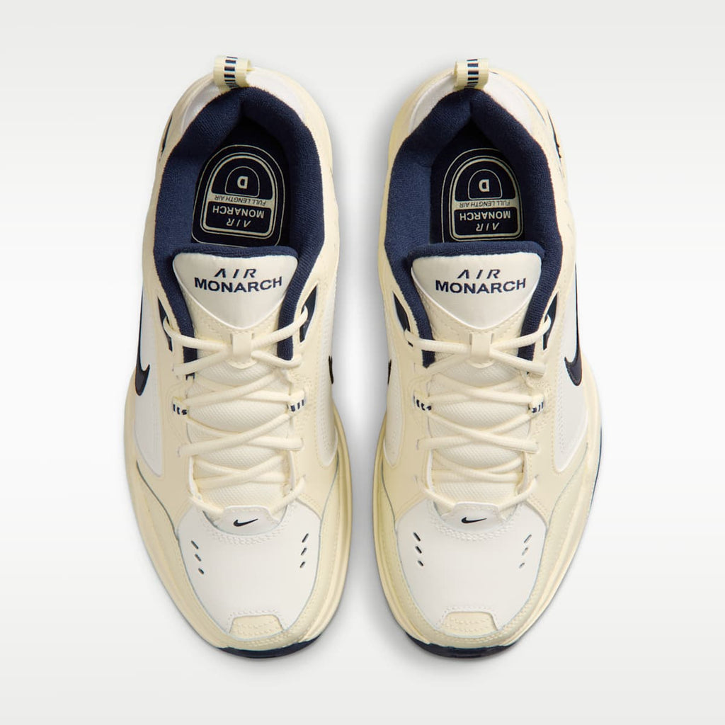 Nike Air Monarch IV Men's Workout Shoes - Coconut Milk/Sail/Black/Obsidian - Image 4