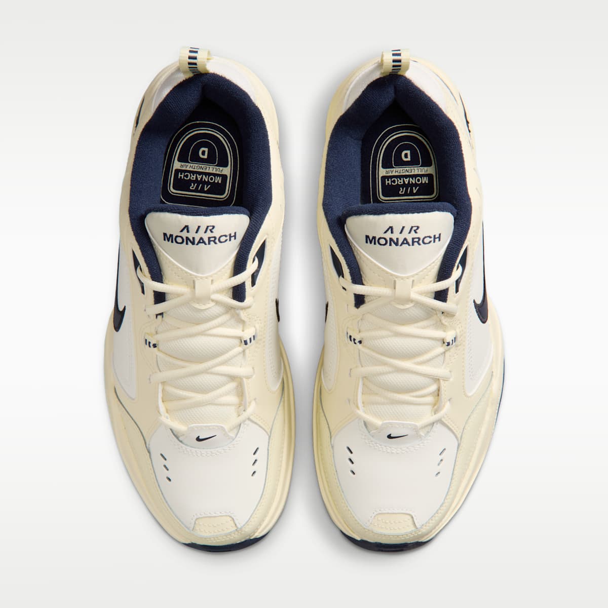 Nike Air Monarch IV Men's Workout Shoes - Coconut Milk/Sail/Black/Obsidian - Image 4