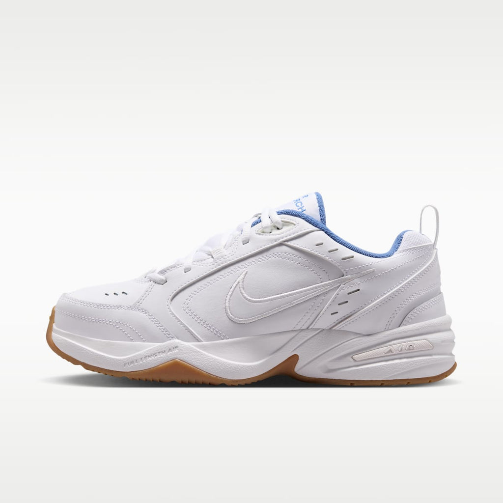 Nike Air Monarch IV Men's Workout Shoes - White/Indigo Storm/Gum Light Brown/White - Image 1