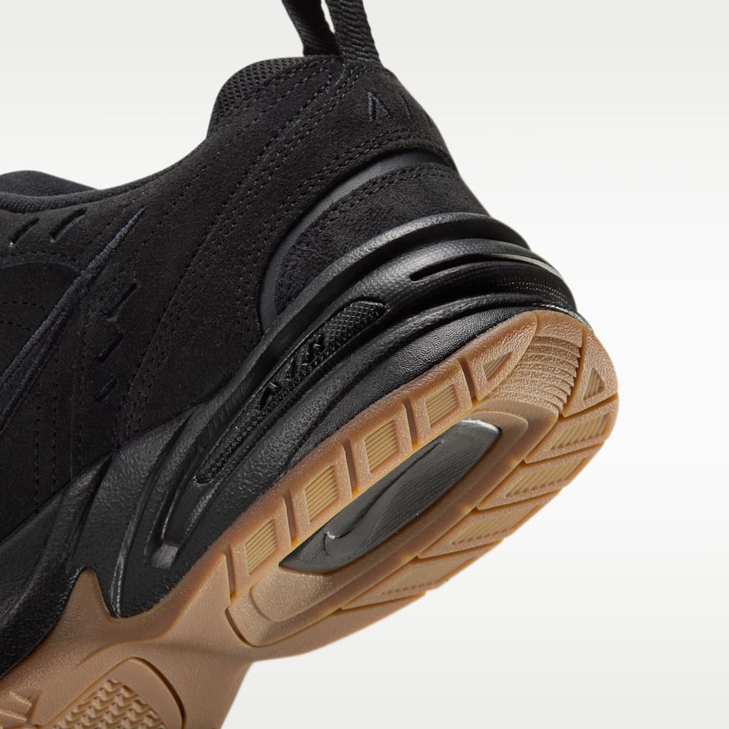 Nike Air Monarch SE Men's Workout Shoes - Black/Gum Medium Brown/Black - Image 8