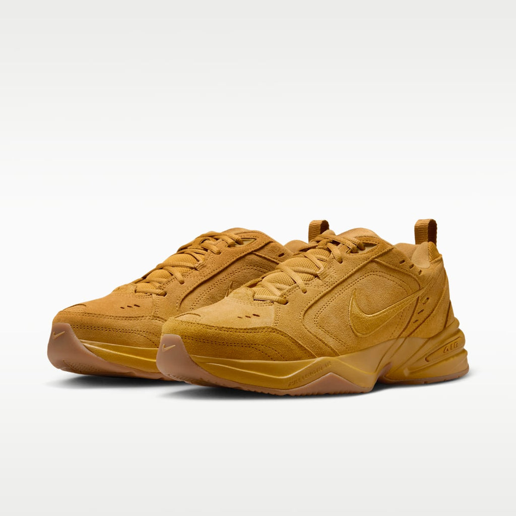 Nike Air Monarch SE Men's Workout Shoes - Wheat/Gum Medium Brown/Black/Wheat - Image 5