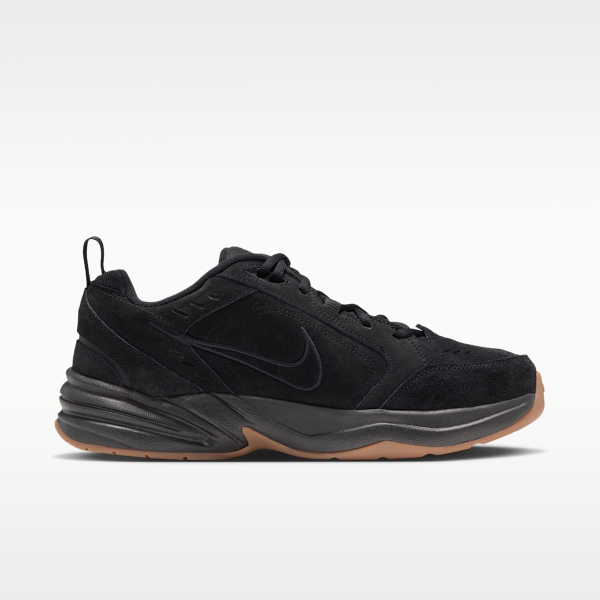 Nike Air Monarch SE Men's Workout Shoes - Black/Gum Medium Brown/Black - Image 3