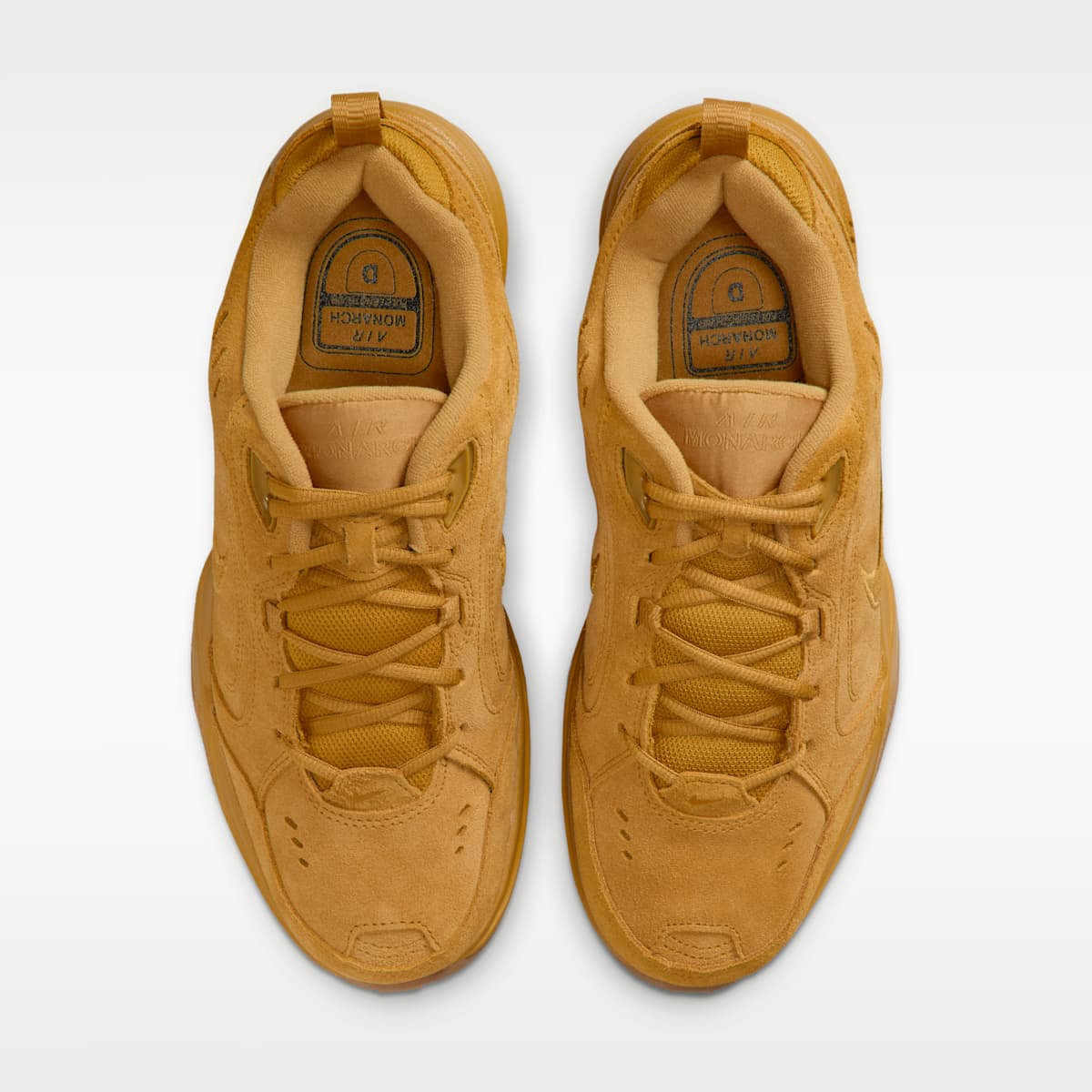 Nike Air Monarch SE Men's Workout Shoes - Wheat/Gum Medium Brown/Black/Wheat - Image 4