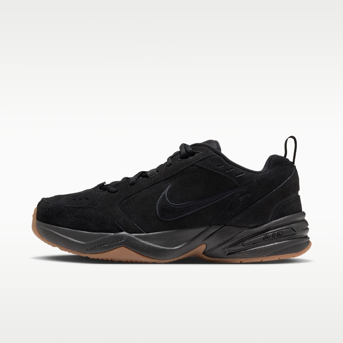 Nike Air Monarch SE Men's Workout Shoes - Black/Gum Medium Brown/Black - Image 1