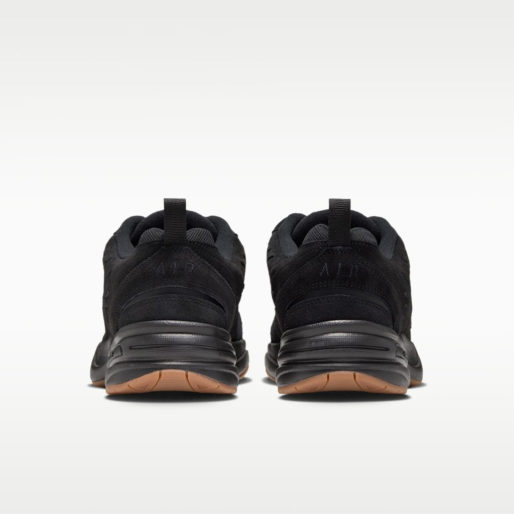 Nike Air Monarch SE Men's Workout Shoes - Black/Gum Medium Brown/Black - Image 6