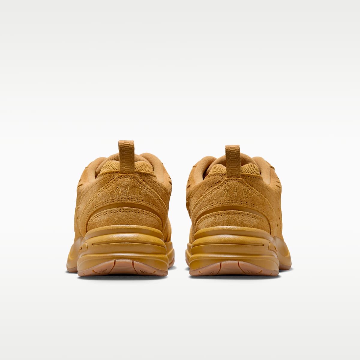 Nike Air Monarch SE Men's Workout Shoes - Wheat/Gum Medium Brown/Black/Wheat - Image 6