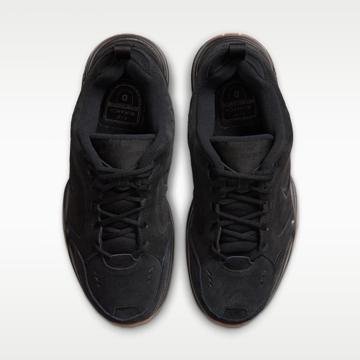 Nike Air Monarch SE Men's Workout Shoes - Black/Gum Medium Brown/Black - Image 4