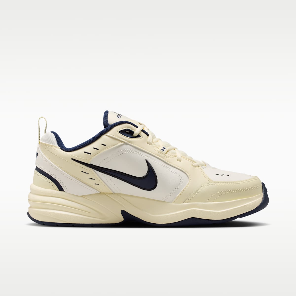 Nike Air Monarch IV Men's Workout Shoes - Coconut Milk/Sail/Black/Obsidian - Image 3