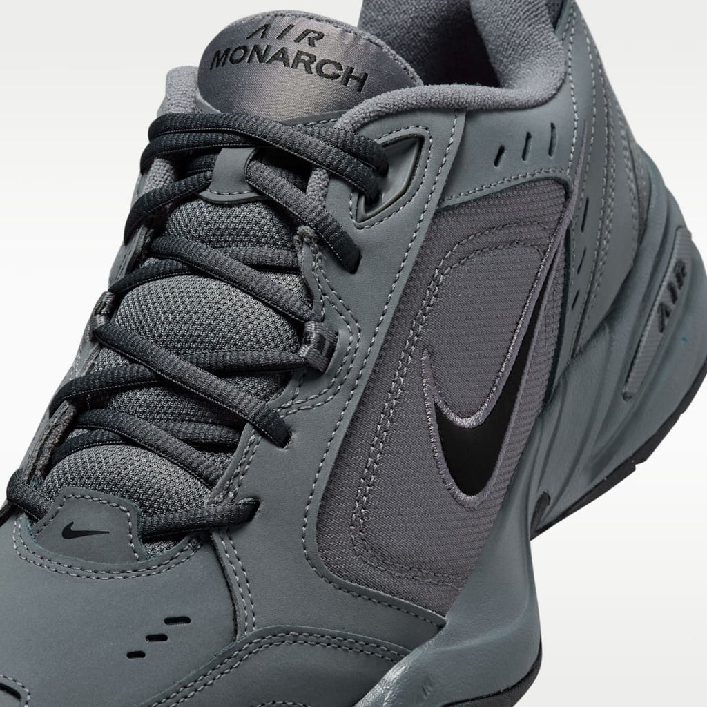 Nike Air Monarch IV Men's Workout Shoes - Dark Grey/Black - Image 7