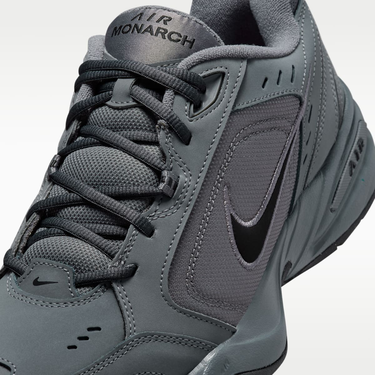 Nike Air Monarch IV Men's Workout Shoes - Dark Grey/Black - Image 7